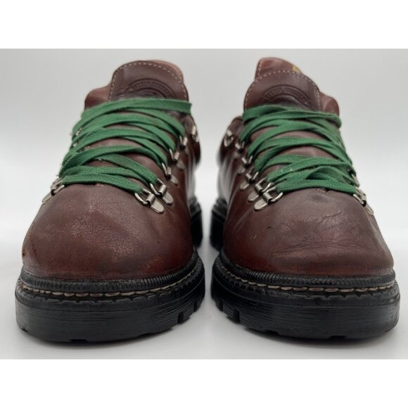 ROOTS TUFF Canada Brown Leather Low Cut Mountain Hiking Boots Men's US 8 D - Picture 3 of 12